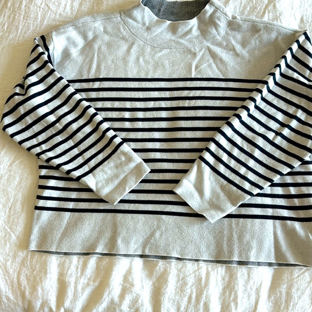 Maeve Anropologie mock neck sweater.